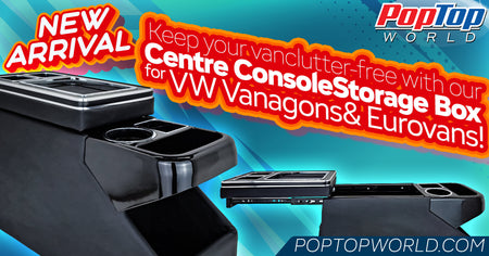 Elevate Your Van Life with the Centre Console Storage Box for VW Vanagon, Eurovan, & T5/T6