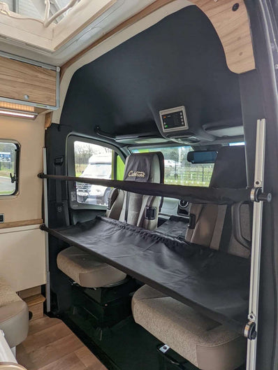 MERCEDES SPRINTER CAMPER VAN TWIN PATENDED CABBUNK CHILD BUNK COT SYSTEM - Poptop World
