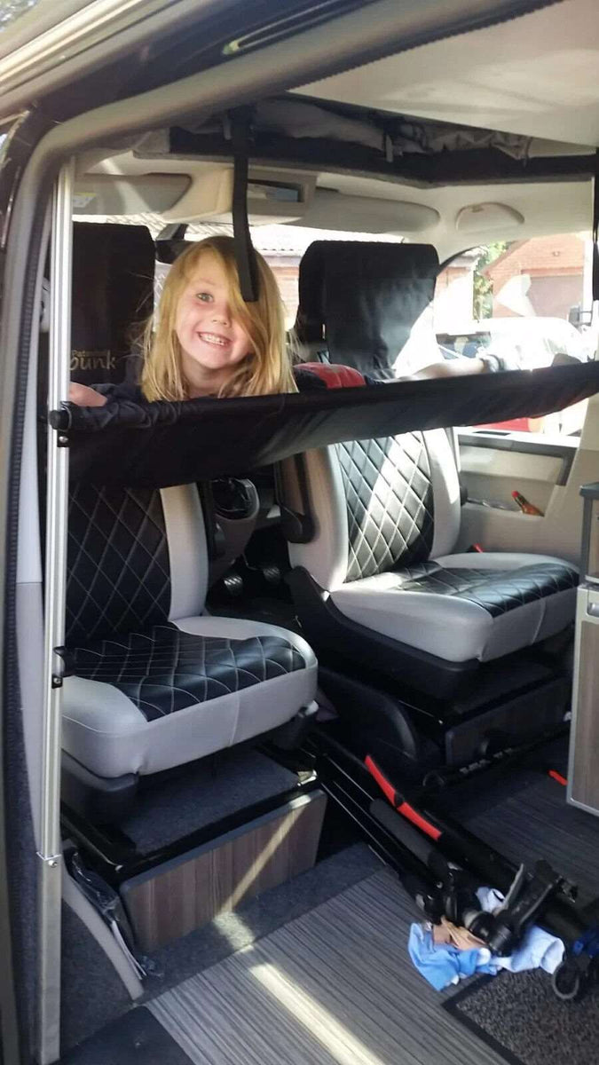 MERCEDES SPRINTER CAMPER VAN LARGE SINGLE PATENDED CABBUNK CHILD BUNK COT SYSTEM - Poptop World