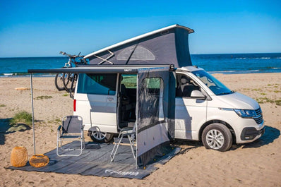 Fiamma F45 S 260 - (8'8") - 6'6" extension/43lbs. Retractable Campervan Awning - Poptop World