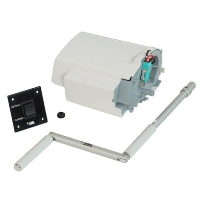 Fiamma F80S Motor Kit Compact -Polar White 07929-01 Motorized Retractable Awning - Poptop World