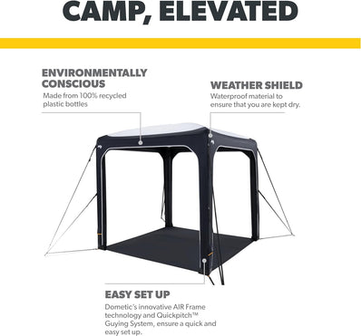 Dometic HUB 2 REDUX Inflatable Shelter - Drive-Away Van Awning - Poptop World