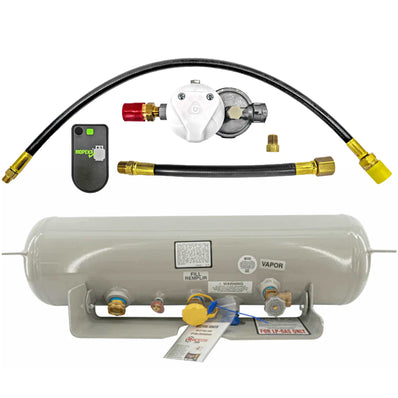 DELUXE 1995-2000 VW EUROVAN CAMPER T4 WINNEBAGO Propane TANK 5.9 GAL MANCHESTER With Full Hose Kit - Poptop World