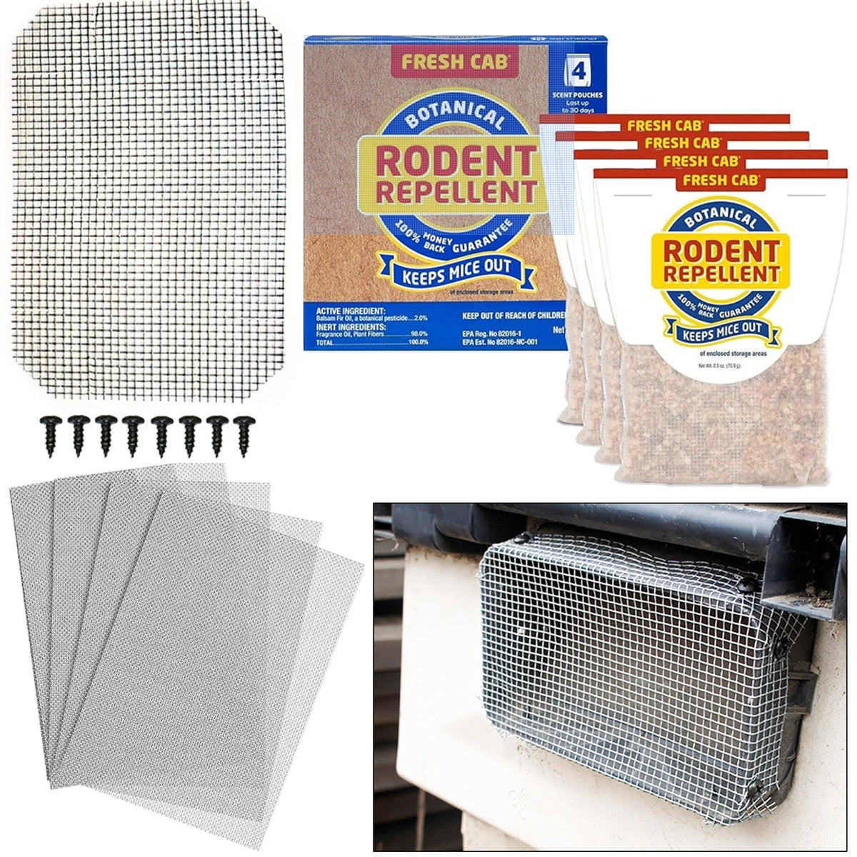 Rodent Prevention Kit for VW Eurovan Campers - Poptop World