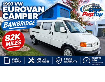 1997 VW Eurovan Camper “Bainbridge” – Custom Build in Progress -  Reserve Now!
