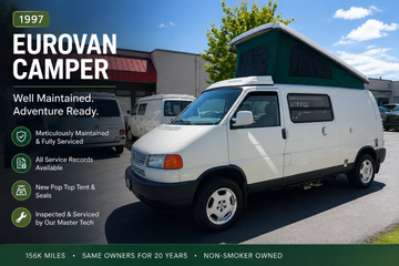 1997 Eurovan Camper | 156,000 Miles | Long-Term Ownership | New Forest Green Tent