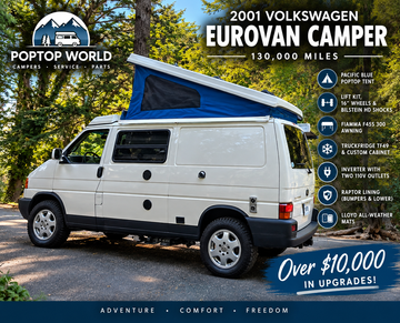 2001 Volkswagen Eurovan Camper – 130k Miles – Over $10,000 in Upgrades!