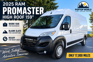 2025 Ram Promaster High Roof Cargo Van only 17k miles - Perfect for your camper build or business!