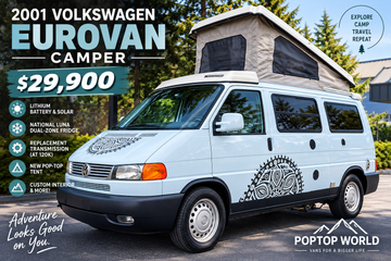 One-of-a-Kind 2001 Volkswagen Eurovan Camper – 140k Miles – Lithium, Solar, Dual-Zone Fridge &amp; More!