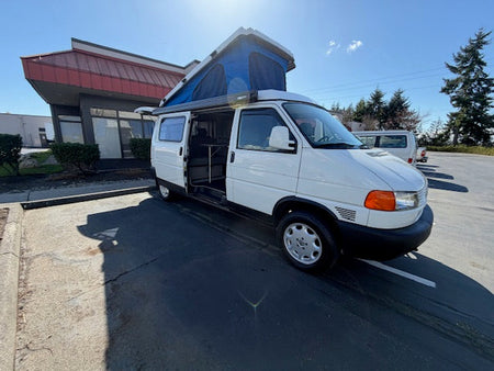 1999 VW Eurovan Camper – 118k Miles – Rebuilt Transmission – Poptop World Upgrades