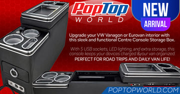 Get Organized & Powered Up with the New Centre Console Storage Box for VW Camper Vans