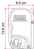 Fiamma - F45 S 300 - (10'1") - 8'2" extension RETRACTABLE CAMPERVAN AWNING - Poptop World 