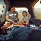 Dometic TRT 140 AIR, Inflatable Rooftop Tent, Fits 2 People, Made with Weathershield™ TC Material and a Tri-Fold Design, Ladder and Pump Included - Poptop World 