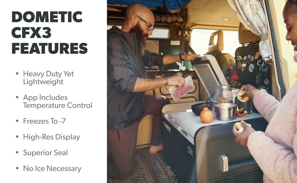 Dometic CFX3 95DZ Dual Zone 94L Cooler - Fridge / Freezer - Poptop World 