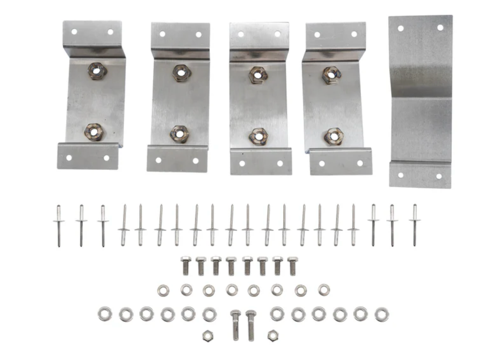 VW Eurovan Camper 1995-2003 Luggage Rack Pop Top Mounting Bracket set NEW - Poptop World 