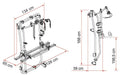 Fiamma Carry-Bike 200 Rack for Mercedes Sprinter Vans - Poptop World 