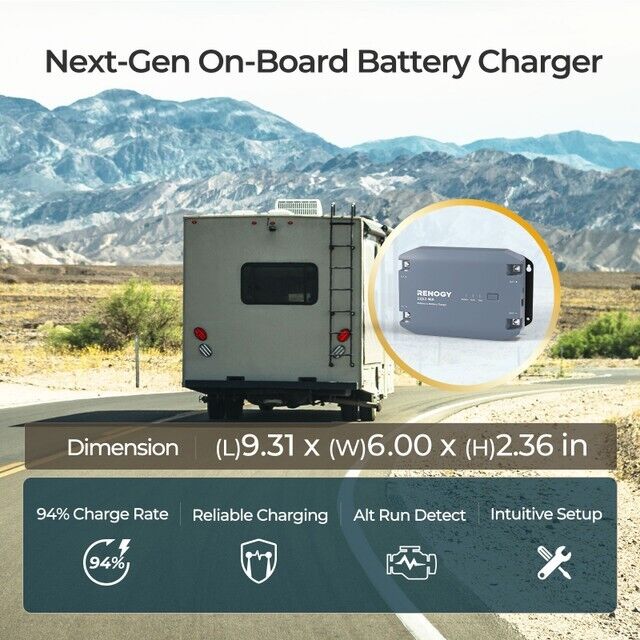 Renogy 12V 40A DC to DC Battery Charger (RBC40D1U-US) - Poptop World 