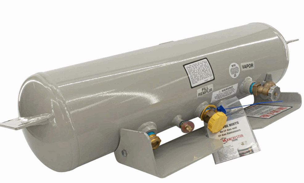 DELUXE 1995-2000 VW EUROVAN CAMPER T4 WINNEBAGO Propane TANK 5.9 GAL MANCHESTER With Full Hose Kit - Poptop World 