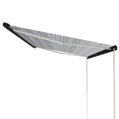 Fiamma F80S 370- 12'2" Awning Motorhome Caravan Van - Royal Grey - Poptop World 