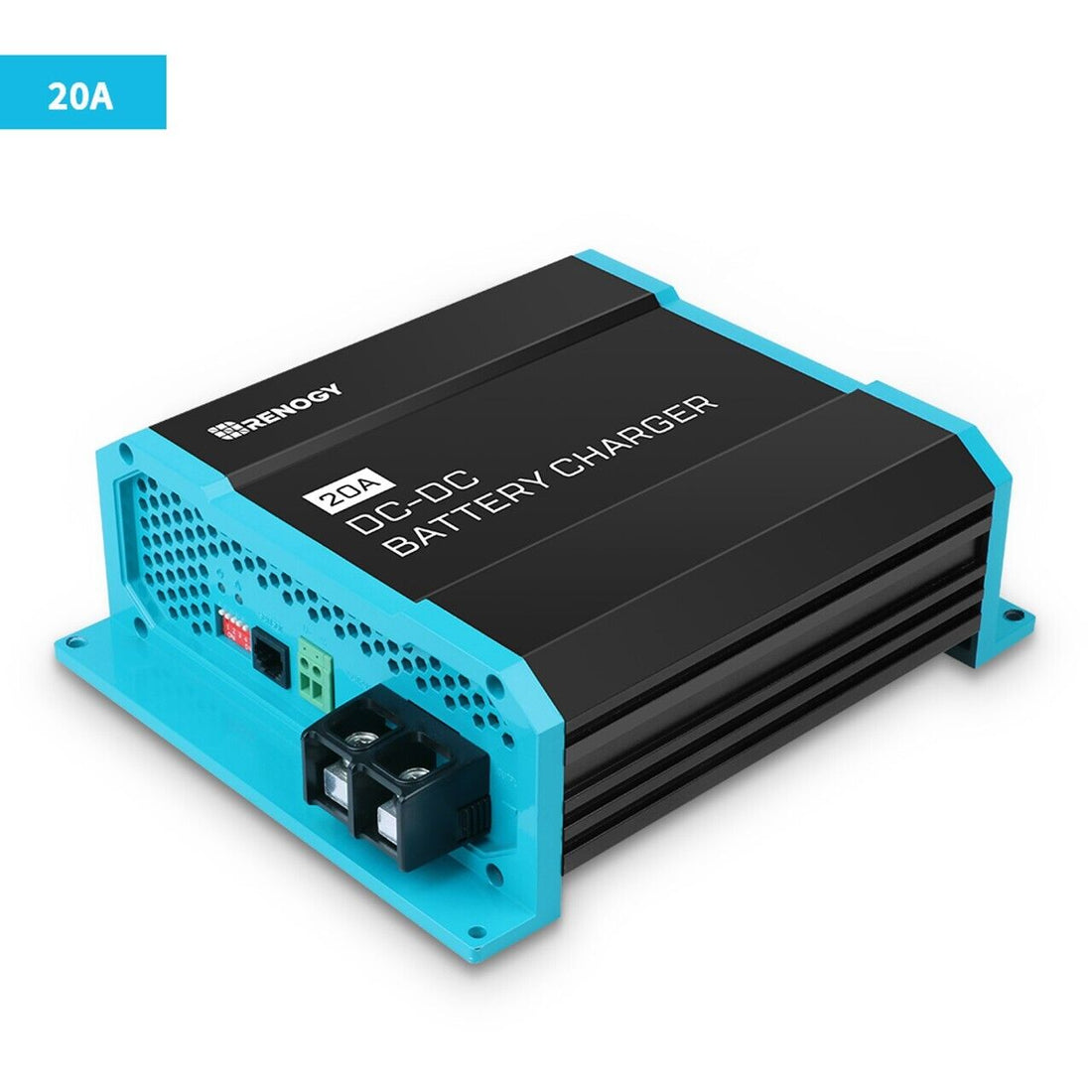 Renogy 20A 12V DC to DC On-Board Battery Charger AGM FLD GEL LFP RV Boat - Poptop World 
