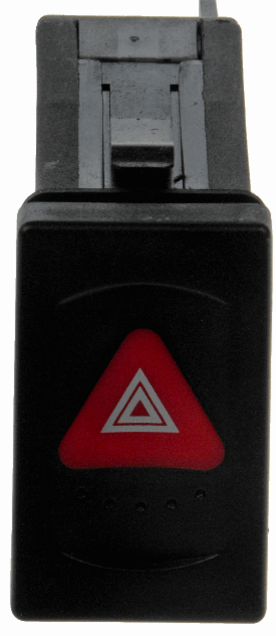 1997-2003 VW Volkswagen Eurova Hazard Flasher Light Switch 3B0953235D01C OEM NEW - Poptop World 