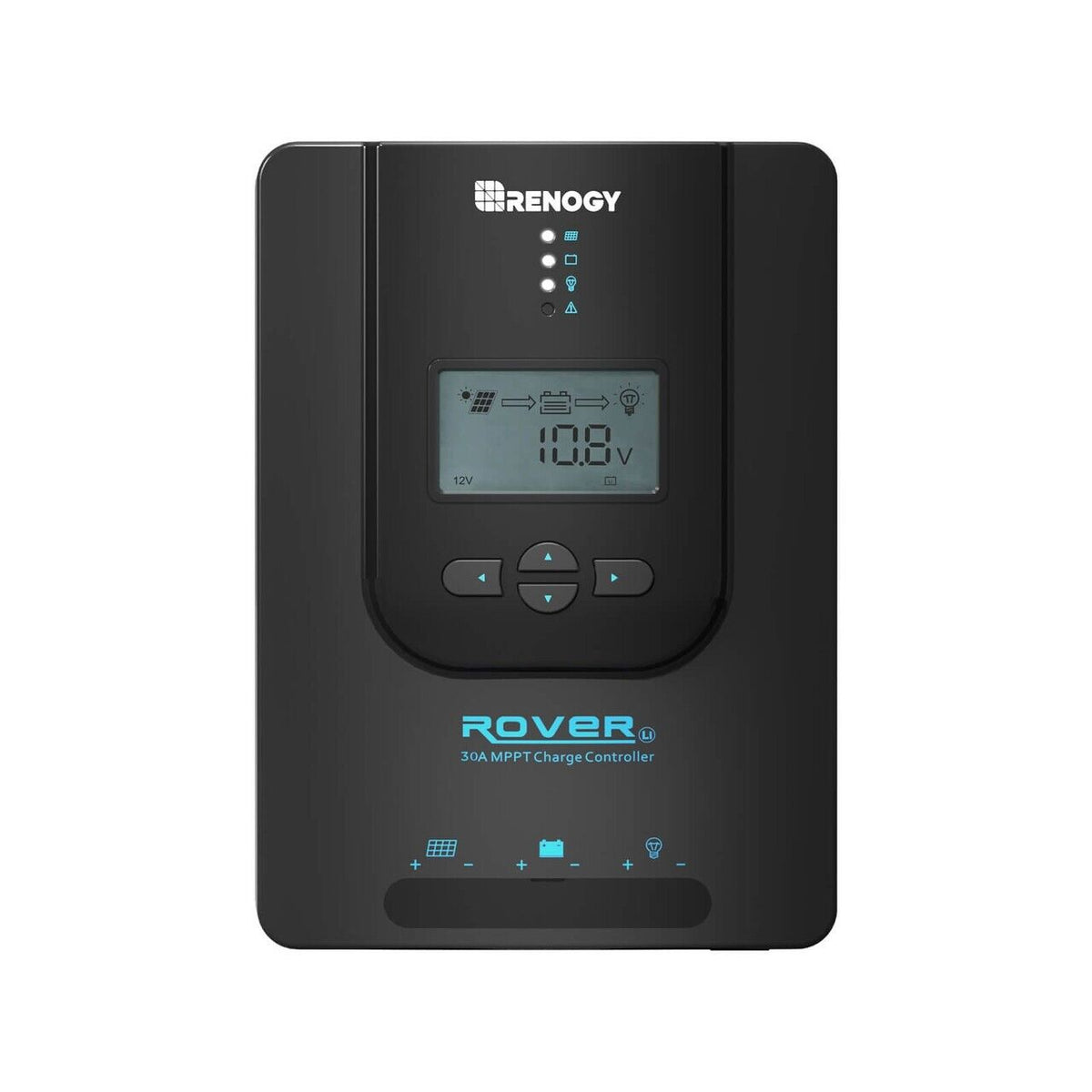 Renogy Rover Li 30A 12V/24V MPPT Solar Charge Controller w/Bluetooth Module - Poptop World 