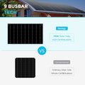 Renogy 100 Watt 12 Volt Black Division Ultra Lightweight MonoC Flex Solar Panel - Poptop World 