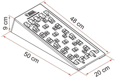 Fiamma Level System Magnum Levelling Ramps 8 Ton Heavy Duty Caravan Motorhome - Poptop World 