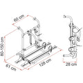 Fiamma Carry Bike Pro RV Bicycle Rack ( C, E-Bike, C + E-Bike) 02094-10A 02094B1 - Poptop World 