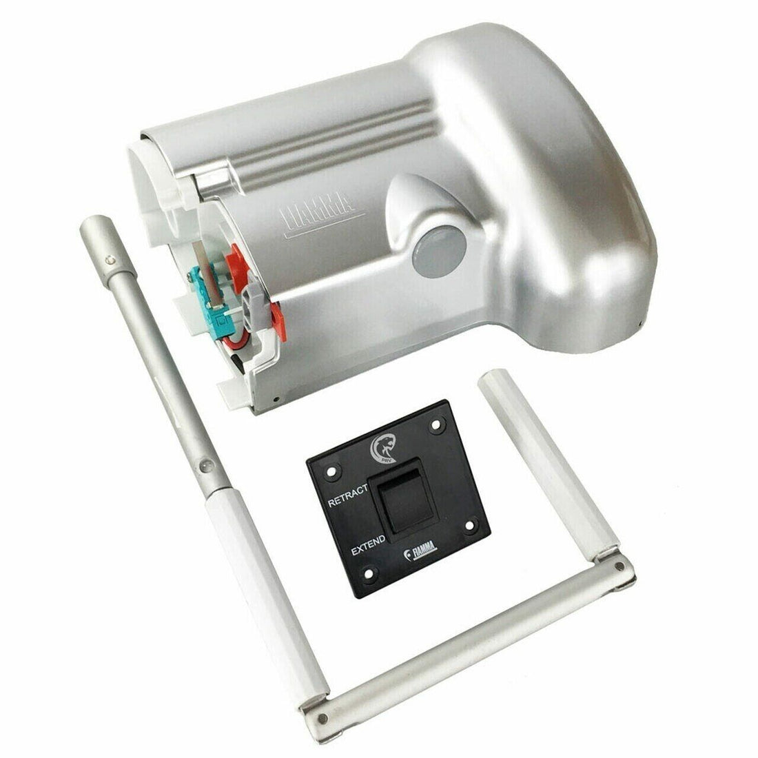 Fiamma F45S Awning Compact Electric Motor Kit (Titanium) (08319-01T) - Poptop World 