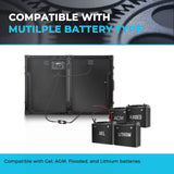 Renogy 100Watt 12Volt Mono Foldable Solar Suitcase W/ 20A Voyager for RV Camping - Poptop World 