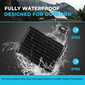 Renogy 100Watt 12Volt Mono Foldable Solar Suitcase W/ 20A Voyager for RV Camping - Poptop World 