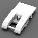 Fiamma F45i Awning Left-Hand Inner End Cap (Polar White)  98655-965 - Poptop World 