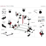 Fiamma Carry Bike Pro RV Bicycle Rack ( C, E-Bike, C + E-Bike) 02094-10A 02094B1 - Poptop World 