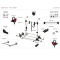 Fiamma Carry Bike Pro RV Bicycle Rack ( C, E-Bike, C + E-Bike) 02094-10A 02094B1 - Poptop World 