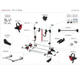 Fiamma Carry Bike Pro RV Bicycle Rack ( C, E-Bike, C + E-Bike) 02094-10A 02094B1 - Poptop World 