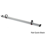 Fiamma Carry-Bike Rail Quick 128 w/ 2-Quick-Safe Straps (Black) or (Red) - Poptop World 