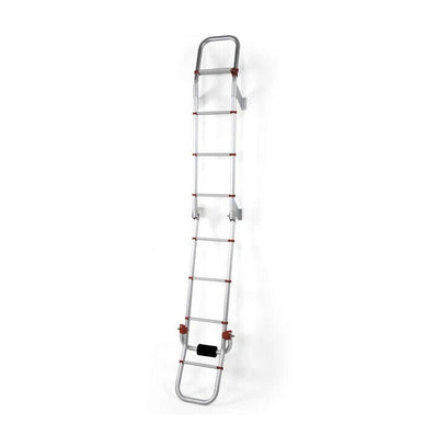 Fiamma Deluxe 8 Step Motorhome Ladder - Red/Silver (02426-02) - Poptop World 