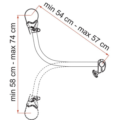Fiamma Bike Block Pro S for Carry Bike Bicycle Cycle Rack Safety S1, S2, S3, S4 - Poptop World 