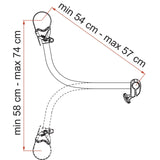 Fiamma Bike Block Pro S for Carry Bike Bicycle Cycle Rack Safety S1, S2, S3, S4 - Poptop World 