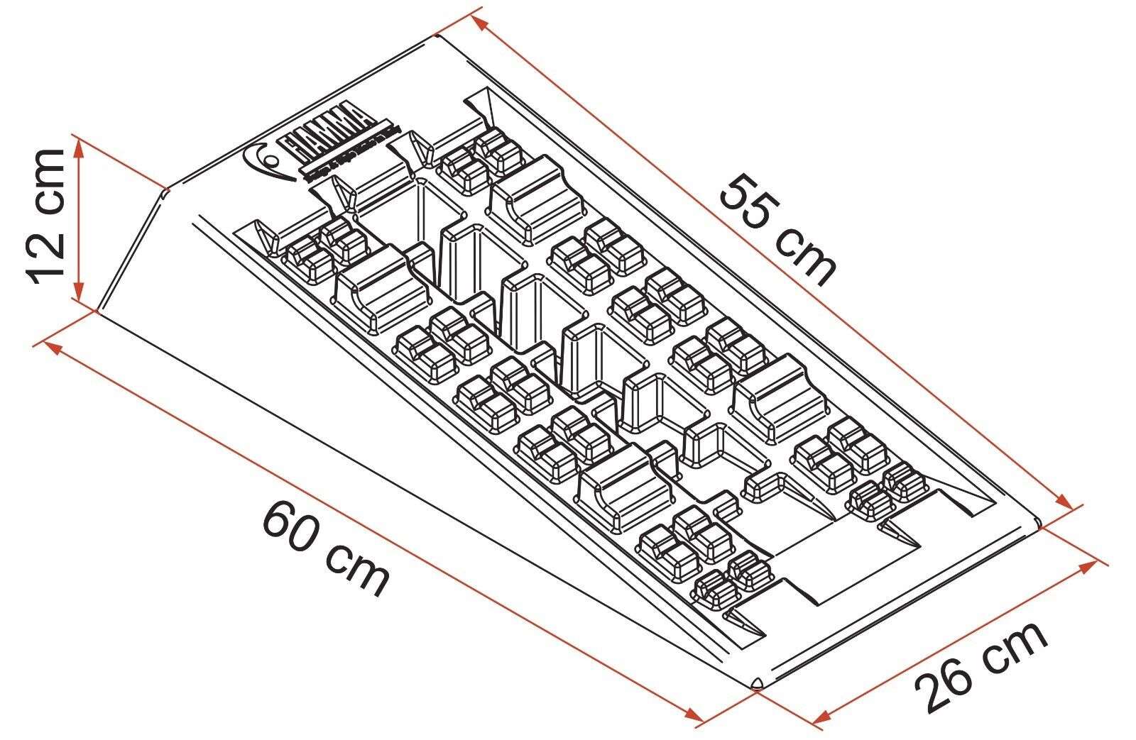 Fiamma Level System Jumbo Caravan & Motorhome Heavy Wheel Levelling Ramps - Poptop World 
