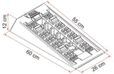 Fiamma Level System Jumbo Caravan & Motorhome Heavy Wheel Levelling Ramps - Poptop World 