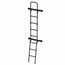 Fiamma Deluxe Rear Door Ladder for Mercedes Sprinter Vans (Black) (02426A19A)