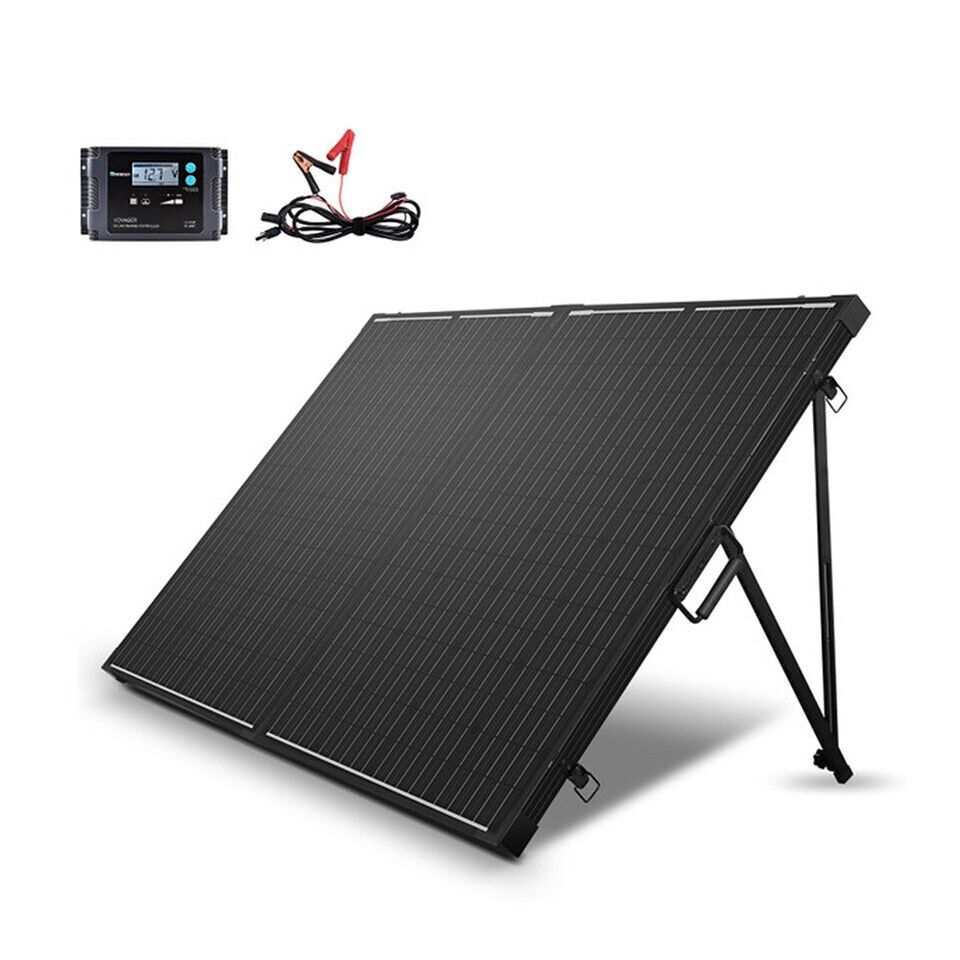 Renogy 200Watt 12Volt Mono  Solar Suitcase W/ 20A Voyager for RV Campervan - Poptop World 