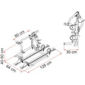 Fiamma Carry Bike Pro RV Bicycle Rack ( C, E-Bike, C + E-Bike) 02094-10A 02094B1 - Poptop World 