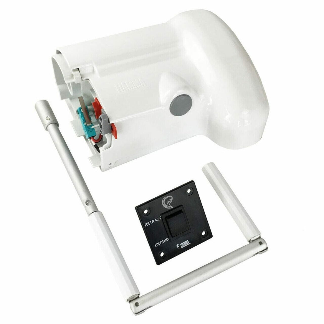 Fiamma F45S Awning Compact Electric Motor Kit (White) (08319-01P) - Poptop World 