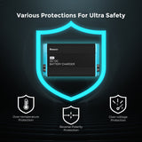 Renogy 20A, 40A, 60A, 12V DC to DC On-Board Battery Charger AGM FLD GEL LFP RV - Poptop World 