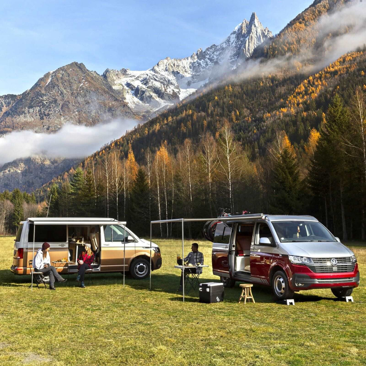 Fiamma F45 S 260 - (8'8") - 6'6" extension/43lbs. Retractable Campervan Awning - Poptop World 