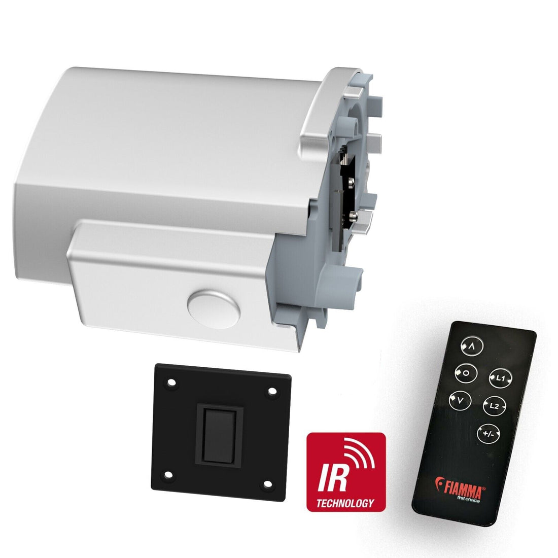 Fiamma F80S Motor Kit Plus with Remote Control (Titanium) 07929-02T - Poptop World 