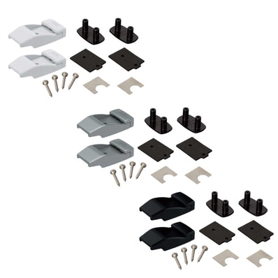 Fiamma Leg Bracket kit Black 98655-176 plastic F45s F80s F65 Awning - Poptop World 